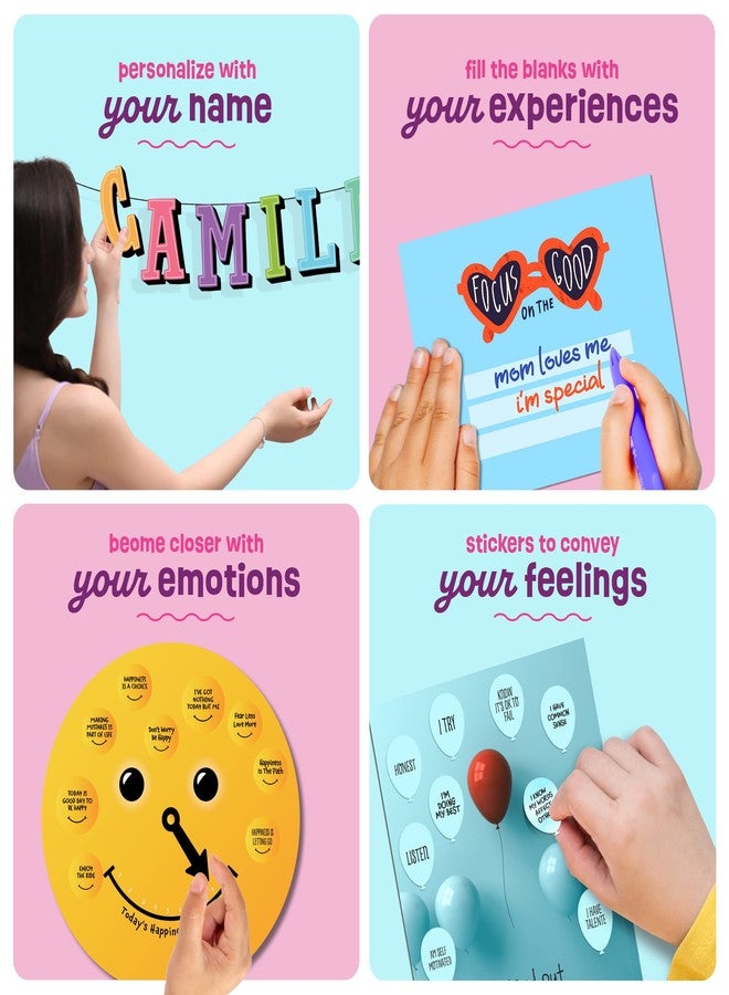 Pretty Me Wall Collage Kit for Teen & Tween Girls - Arts Craft Gift Ideas for Age 11, 12,13, 14, 15, 16 Year Old Girl - Birthday Gifts and Stuff for Teenage Bedroom Decor - Teens Creative Crafts Kits - Image 3